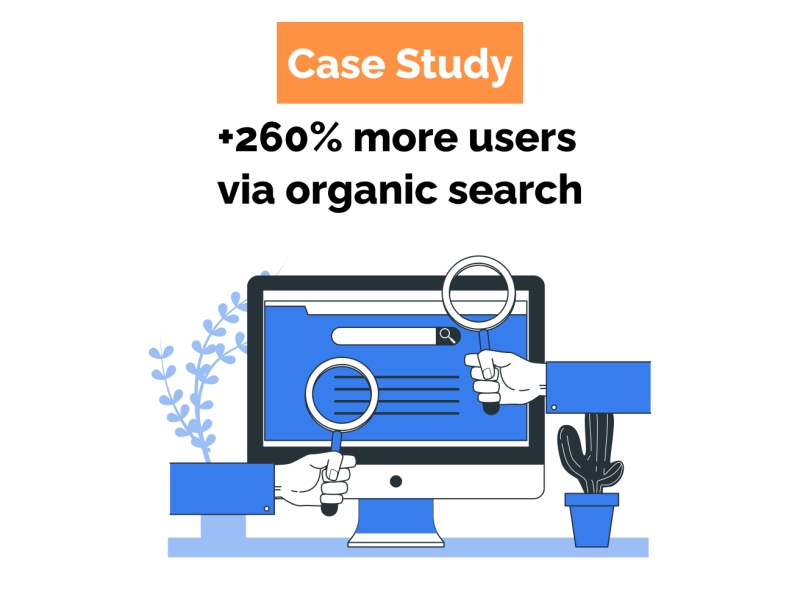 Case Study: +260% More Users via Organic Search