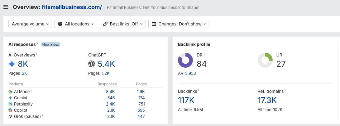 Audit sample screenshot