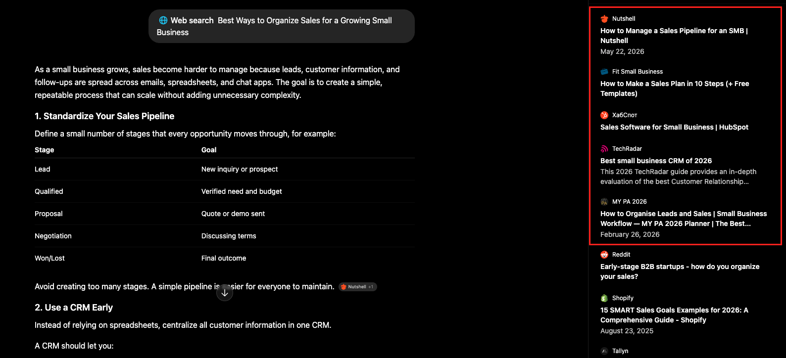 AI citation screenshot